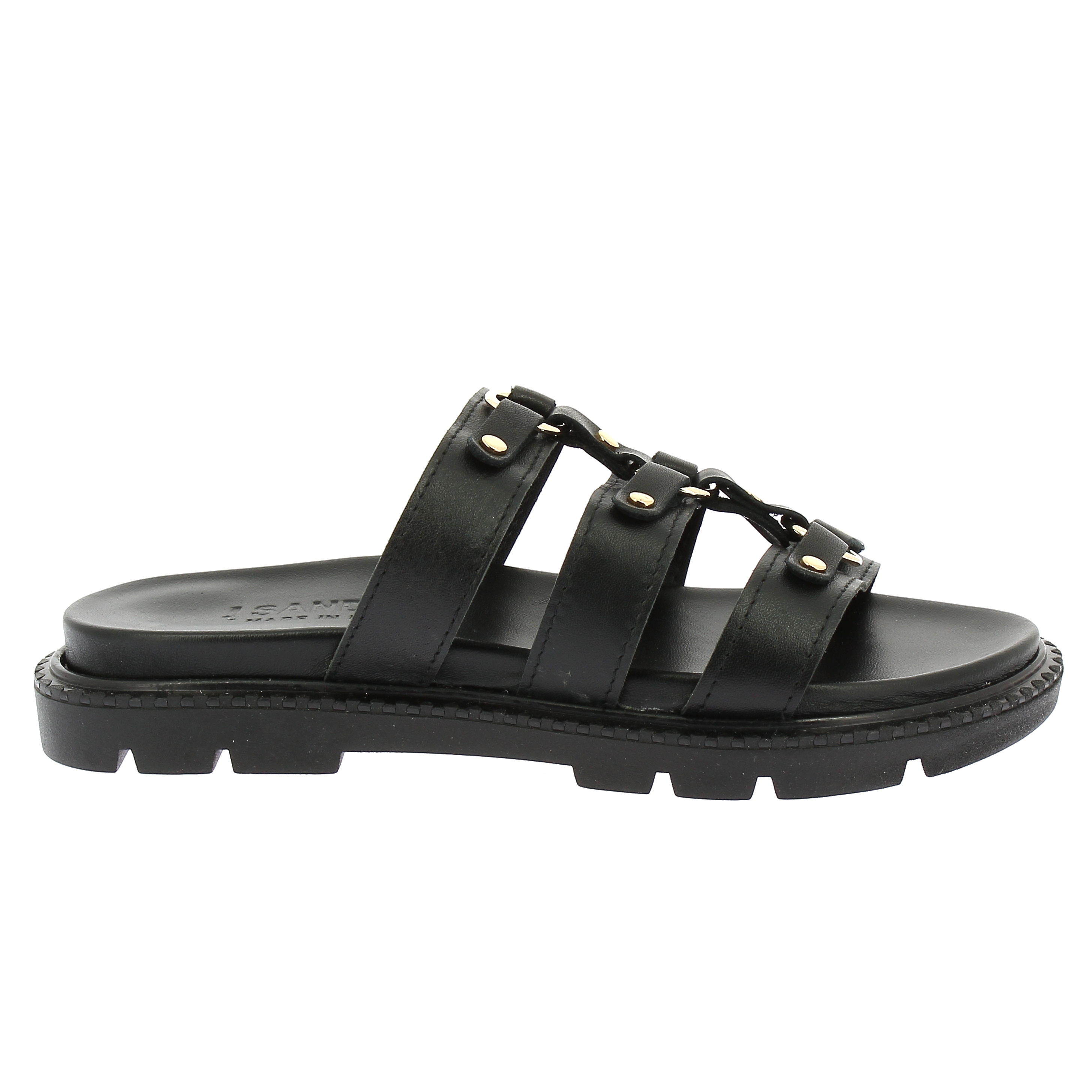 sabot da donna in pelle nera I SANDALI 44 X Bertossi Calzature